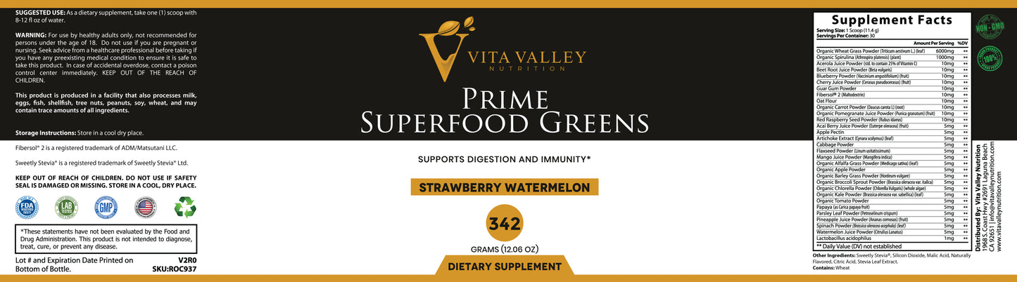 Prime Superfood Greens